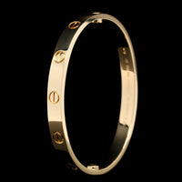 Cartier 18K Yellow Gold Estate Love Bracelet