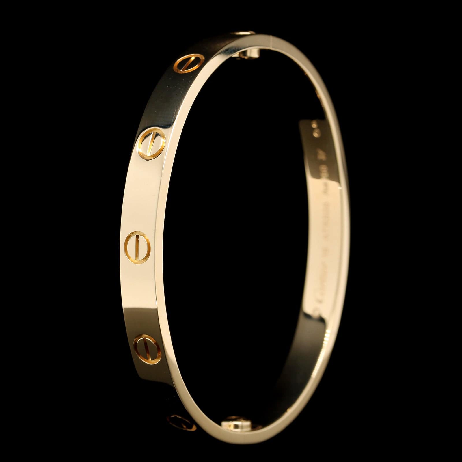 Cartier 18K Yellow Gold Estate Love Bracelet
