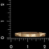 Cartier 18K Yellow Gold Estate Love Bracelet