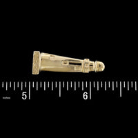14K Yellow Gold Estate Lighthouse Charm