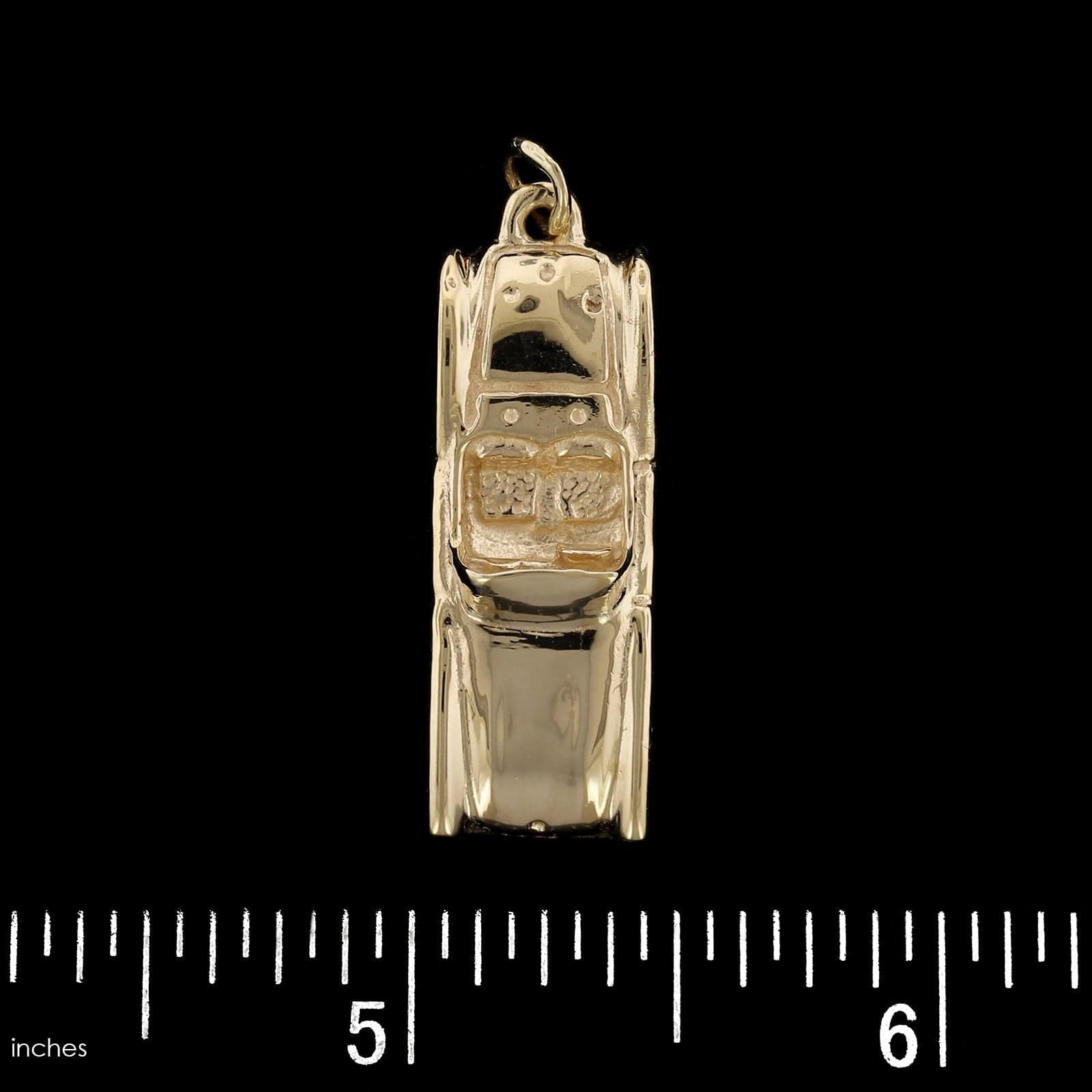 14K Yellow Gold Covertable Car Charm