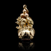 Vintage 14K Yellow Gold Estate Goshenite Fob Pendant