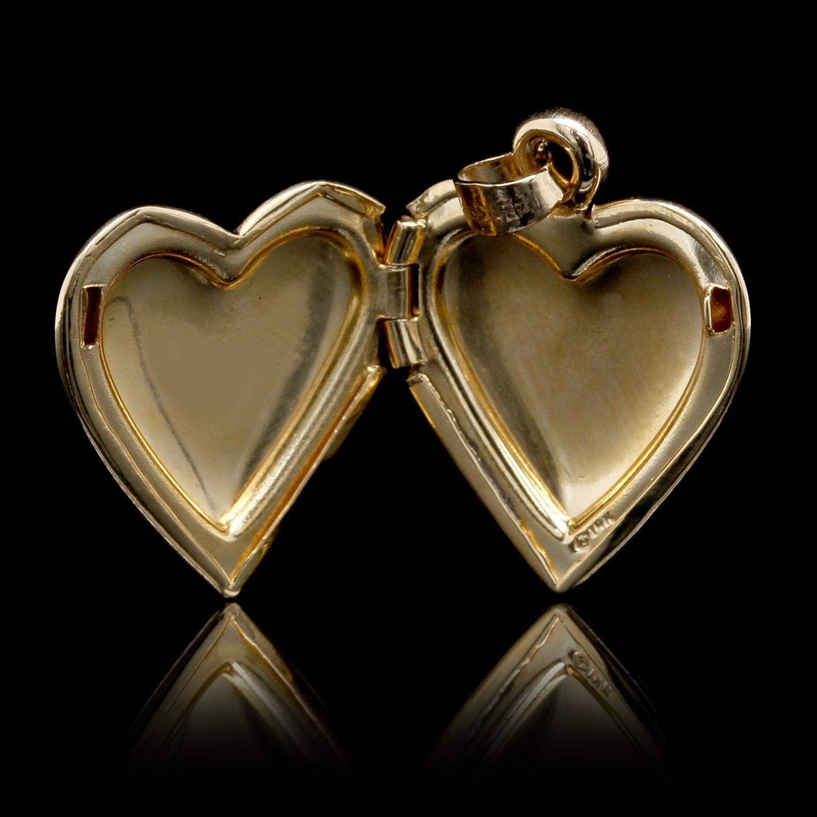 14K Yellow Gold Estate Heart Locket