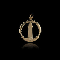 14K Yellow Gold Estate Gibbs Hill Lighthouse Bermuda Charm
