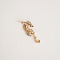14K Yellow Gold Estate Seahorse Charm