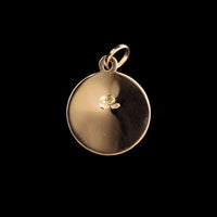 18K Yellow Gold Estate Nefertiti Charm