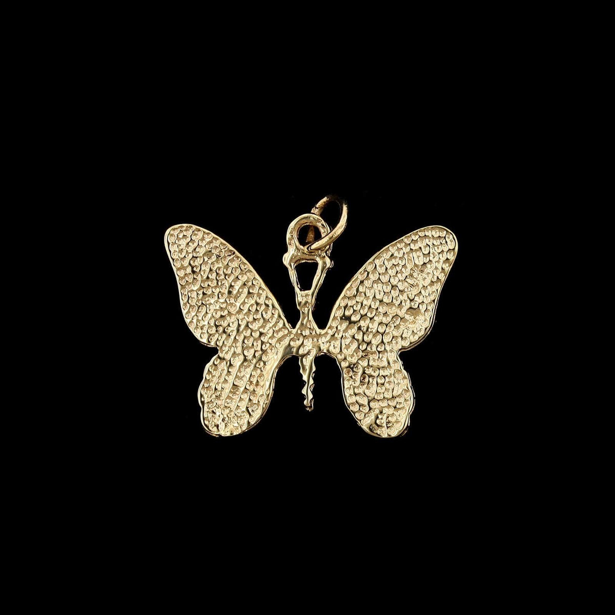 14K Yellow Gold Estate Butterfly Charm