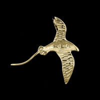 14K Yellow Gold Estate Bermuda Longtail Bird Charm, 14k yellow gold, Long's Jewelers
