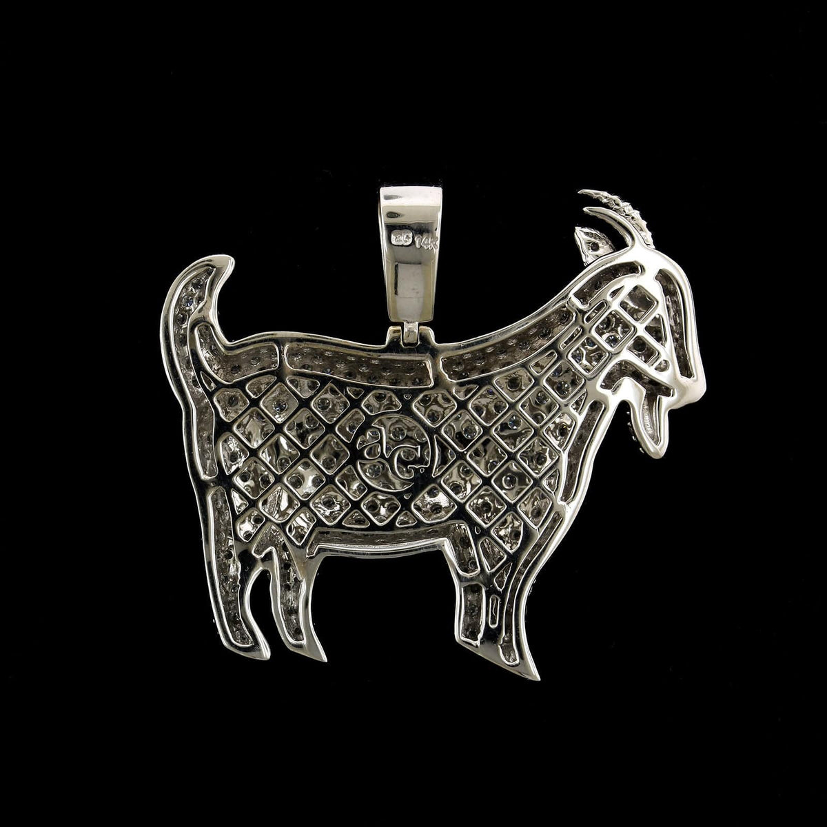 Goat diamond pendant hotsell