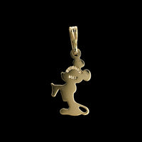 14K Yellow Gold Estate Mickey Mouse Charm