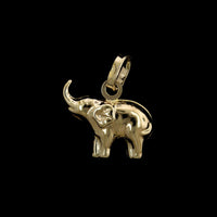 14K Yellow Gold Estate Elephant Charm