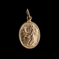 14K Rose Gold Estate Virgo Charm