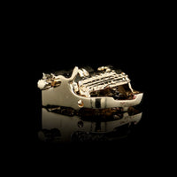 14K Yellow Gold Estate Typewriter Charm