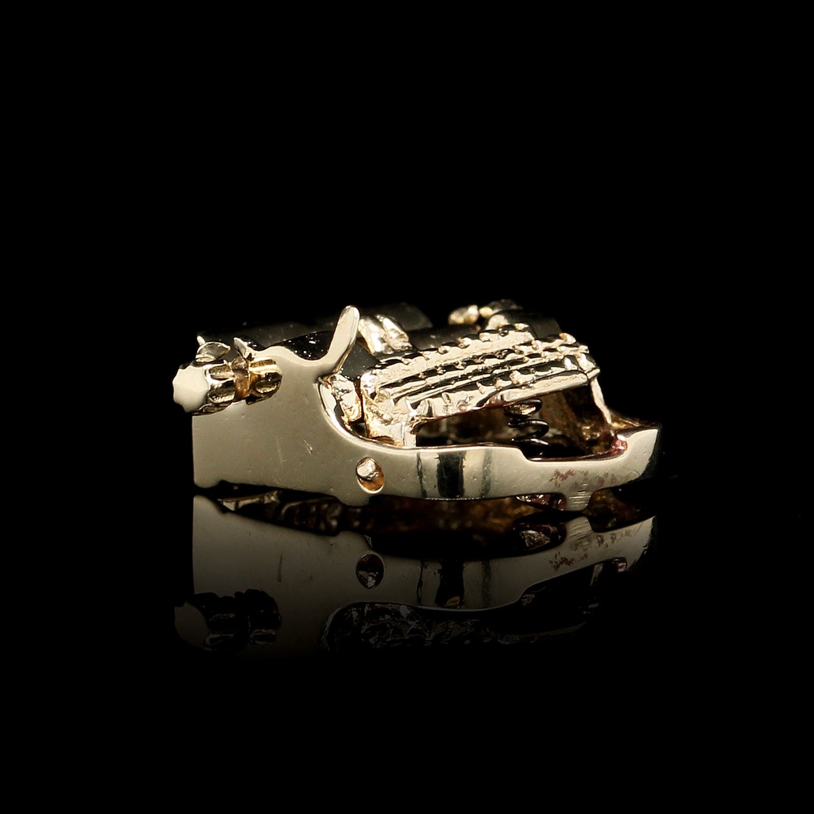 14K Yellow Gold Estate Typewriter Charm