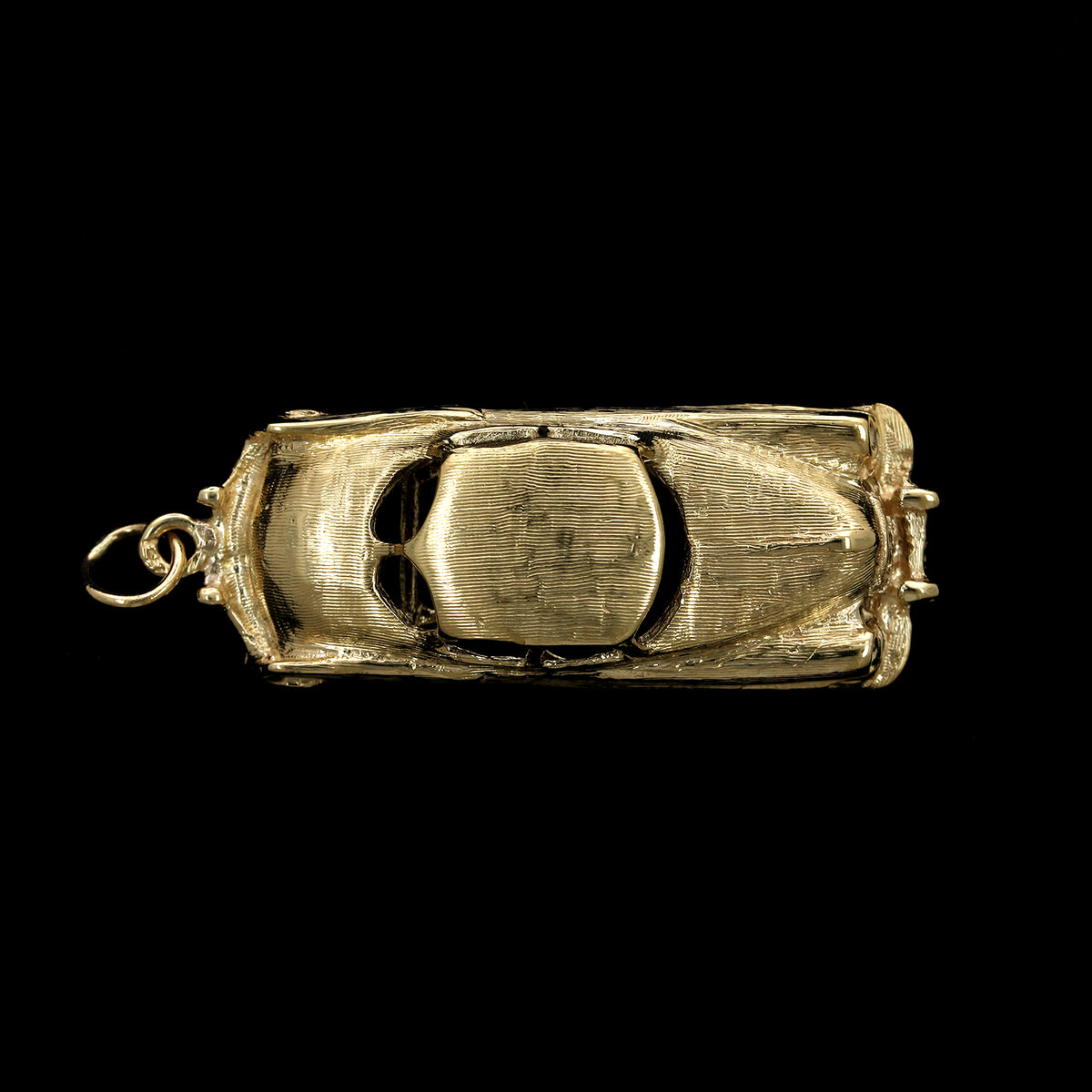 14K Yellow Gold Estate Vintage Car Charm