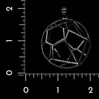 Ippolita Black Rhodium Sterling Silver Estate Diamond Wicked Pendant Enhancer