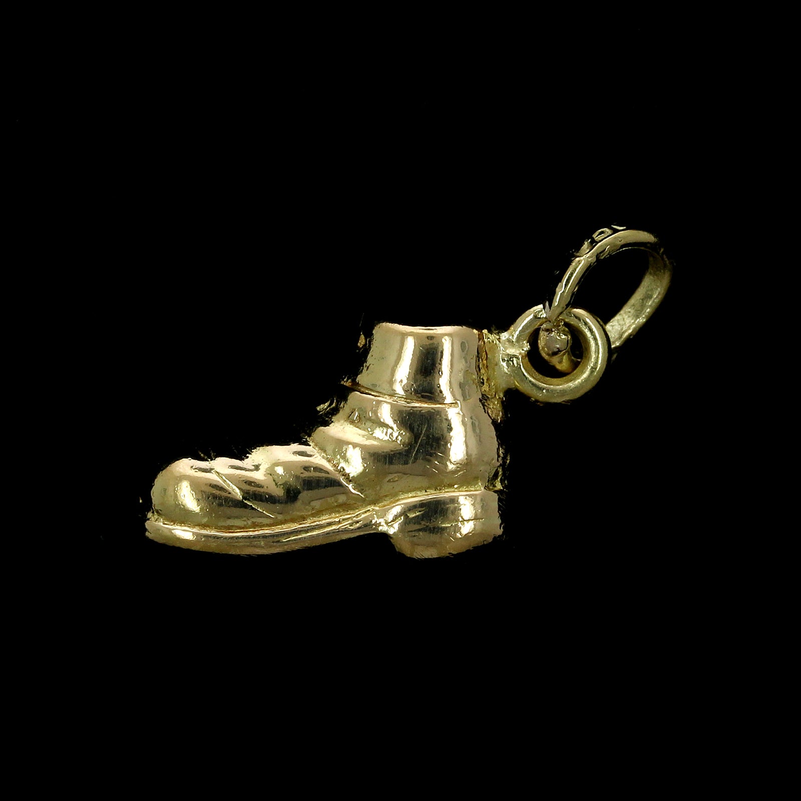18K Yellow Gold Estate Boot Charm