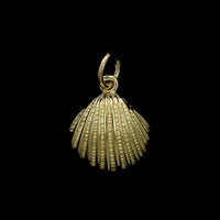 14K Yellow Gold Estate Scallop Shell Charm