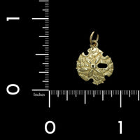 14K Yellow Gold Estate Sand Dollar Shell Charm
