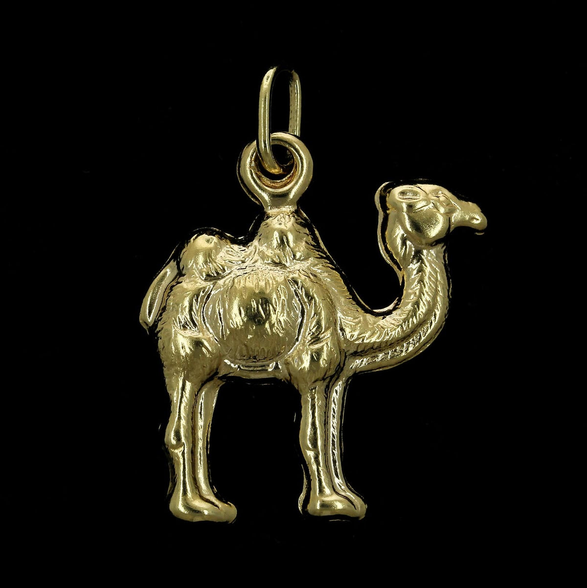 18K Yellow Gold Estate Camel Charm