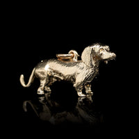 14K Yellow Gold Estate Dachshund Charm