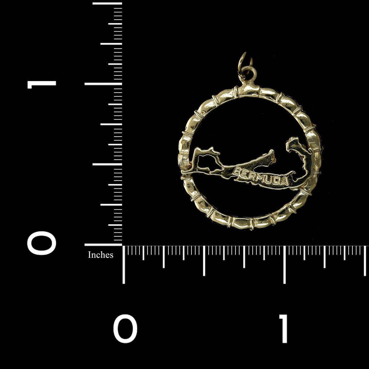 14K Yellow Gold Estate Bermuda Island Charm