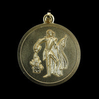14K Yellow Gold Estate St. Florian Medal