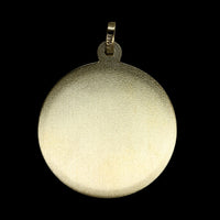 14K Yellow Gold Estate St. Florian Medal