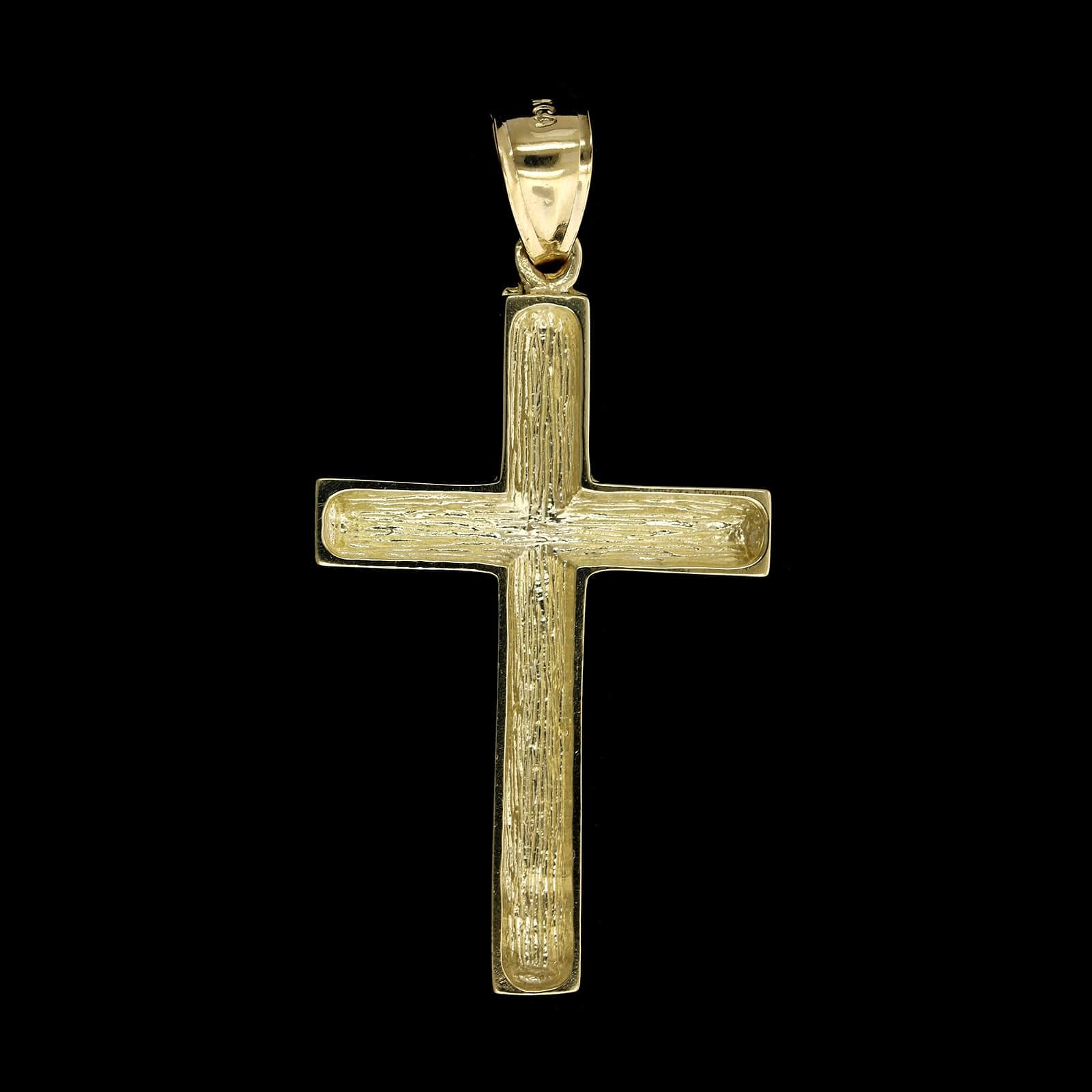14K Yellow Gold Estate Cross