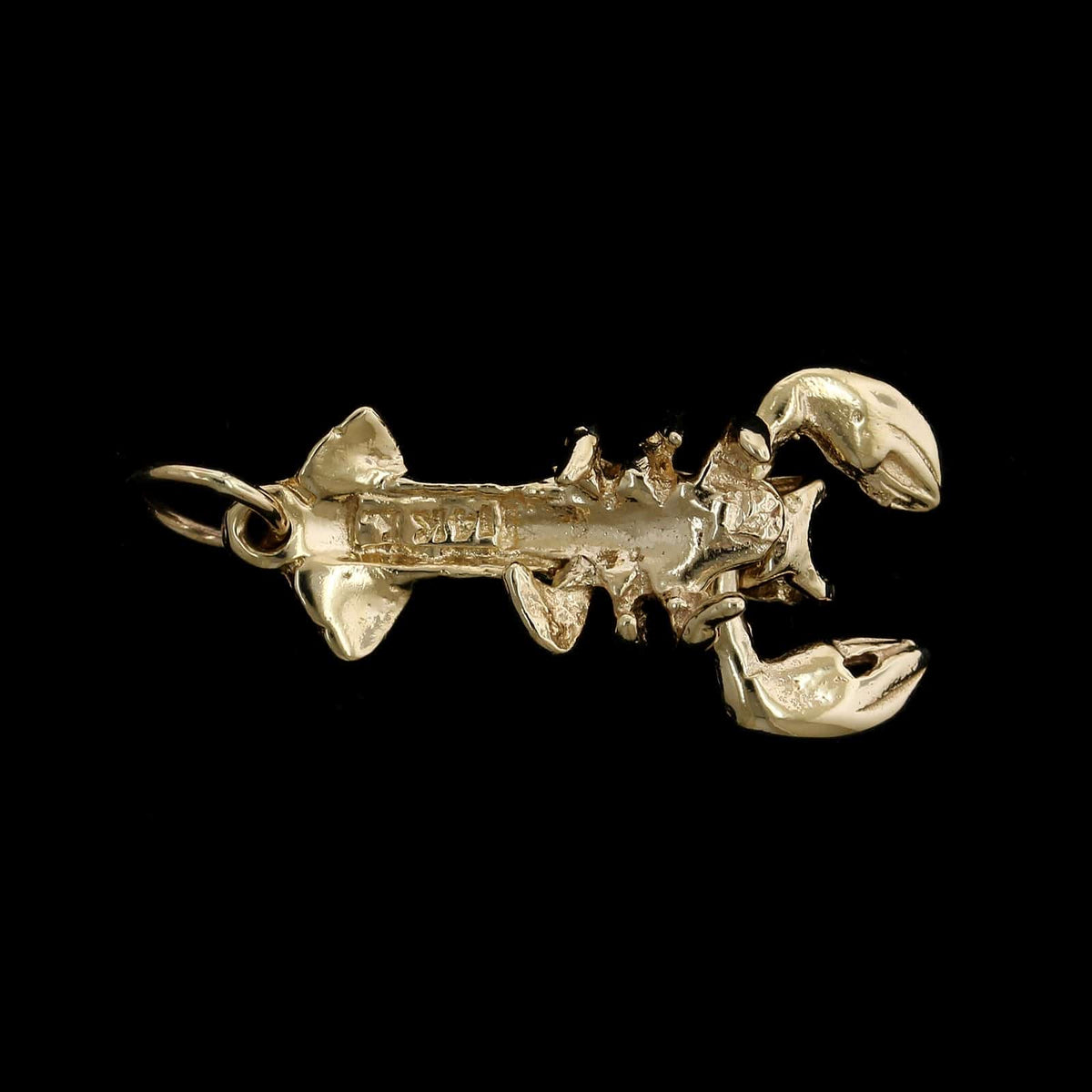 14K Yellow Gold Estate Lobster Charm