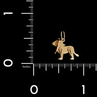 Tiffany & Co. 18K Rose Gold Estate 'Save the Wild Lion' Charm