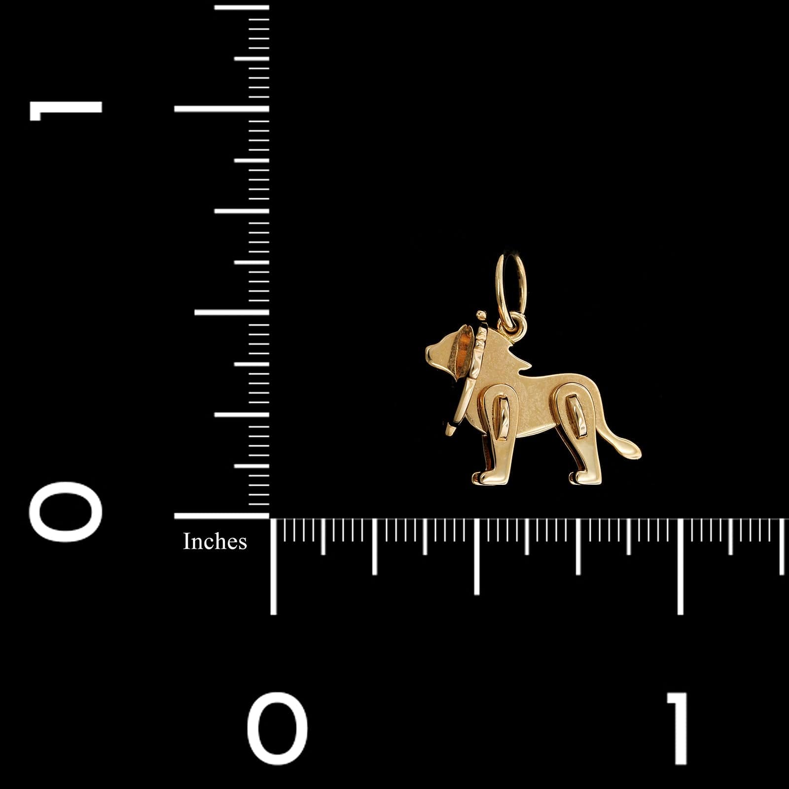 Tiffany & Co. 18K Rose Gold Estate 'Save the Wild Lion' Charm