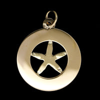 14K Yellow Gold Estate St. Lucia Starfish Charm