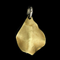 Sarah Graham Sterling Silver 18K Yellow Gold Estate Diamond Jacaranda Double Pod Diamond Pendant