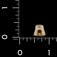 14K Yellow Gold Estate Virgin Islands Sugar Mill Charm