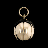 14K Yellow Gold Estate Basketball Charm