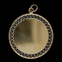 14K Yellow Gold Estate Praying Hands Charm