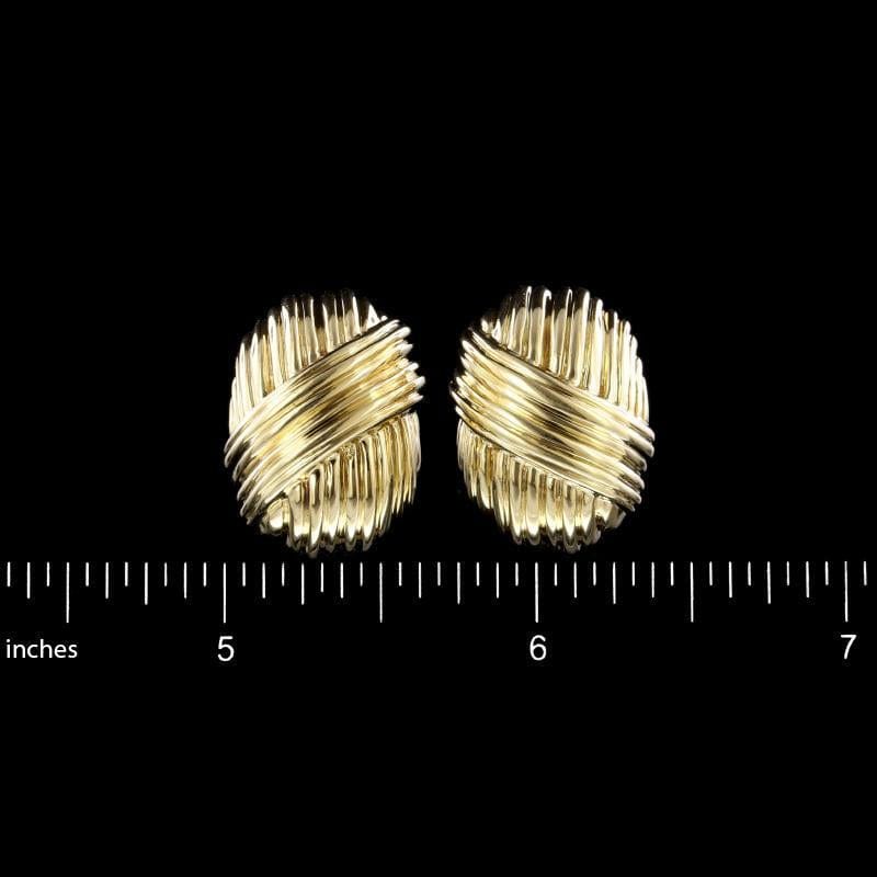 Tiffany & Co. 18K Yellow Gold Estate Earrings