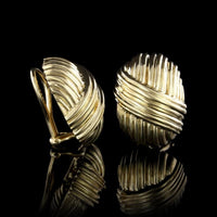 Tiffany & Co. 18K Yellow Gold Estate Earrings