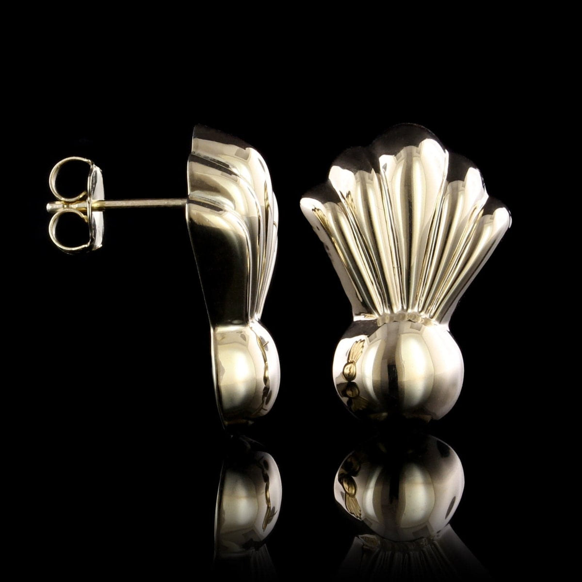 14K Yellow Gold Earrings