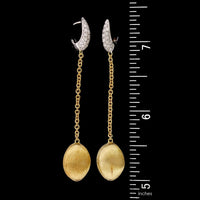 Marco Bicego 18K Yellow Gold Estate Diamond Confetti Earrings