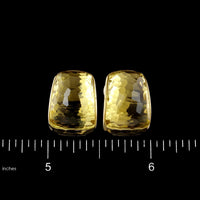 Roberto Coin 18K Yellow Gold Lemon Citrine Martellato Earrings