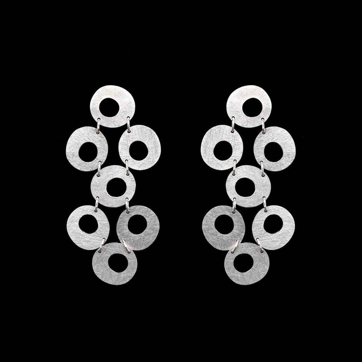 18K White Gold Estate Earrings