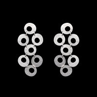 18K White Gold Estate Earrings