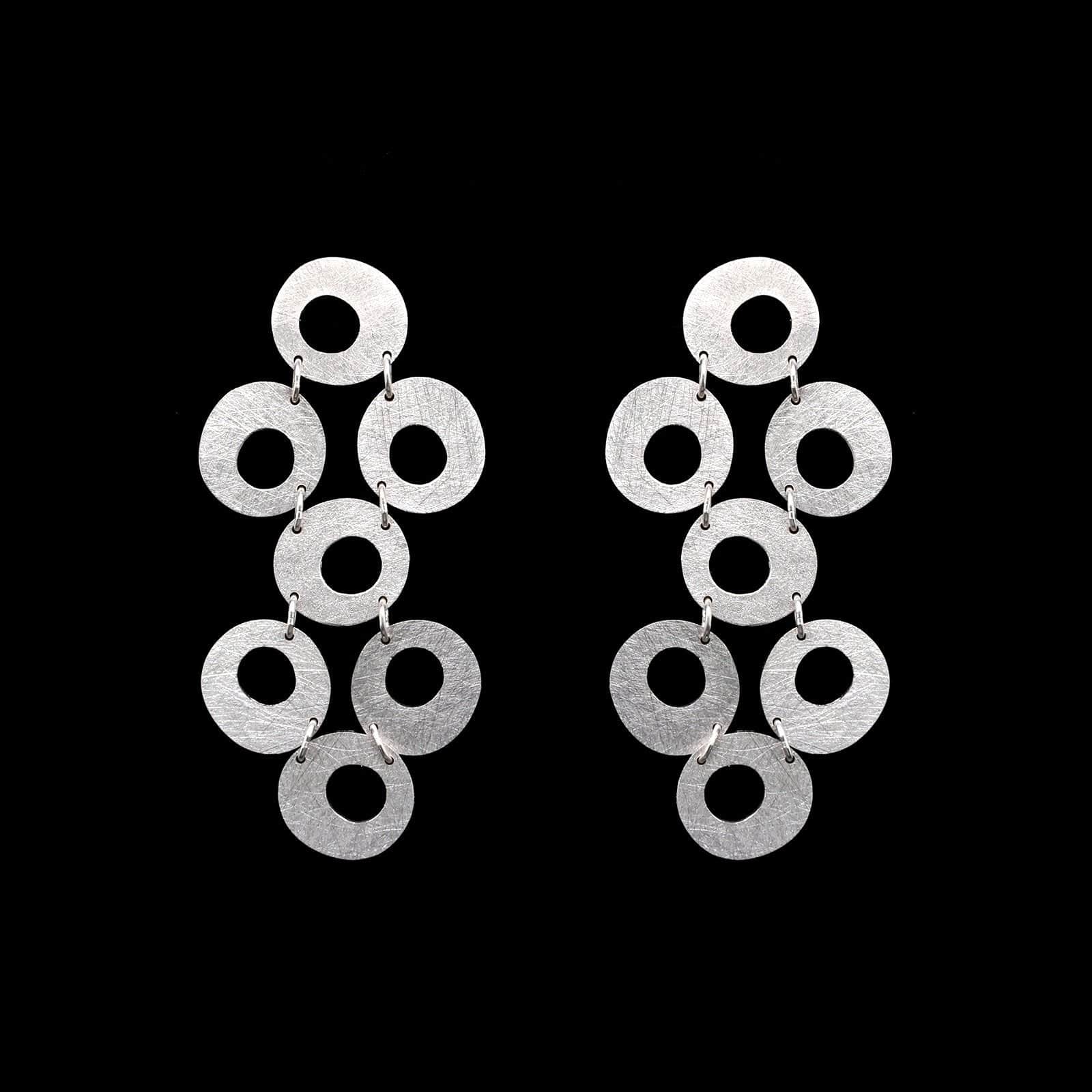 18K White Gold Estate Earrings
