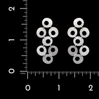 18K White Gold Estate Earrings