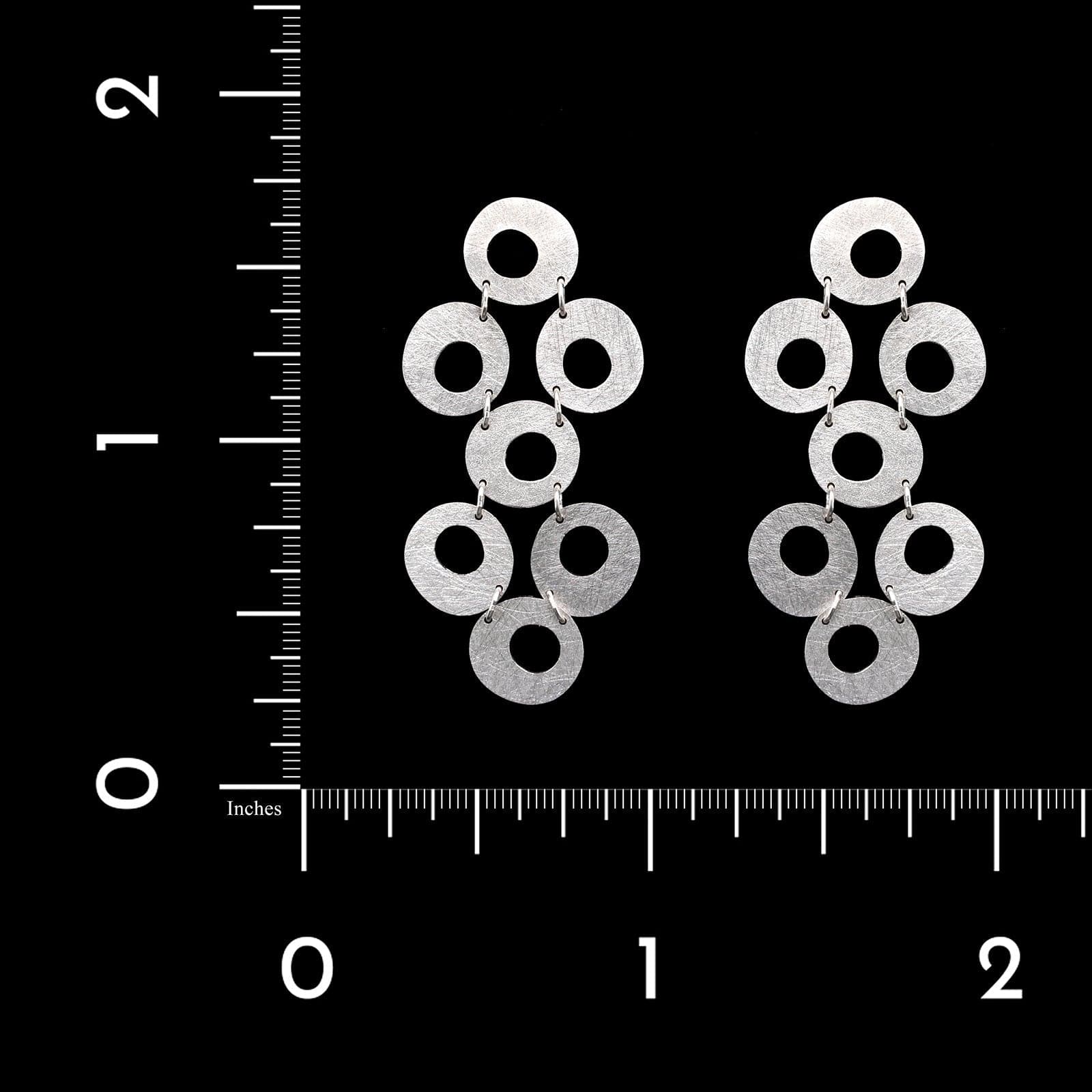 18K White Gold Estate Earrings