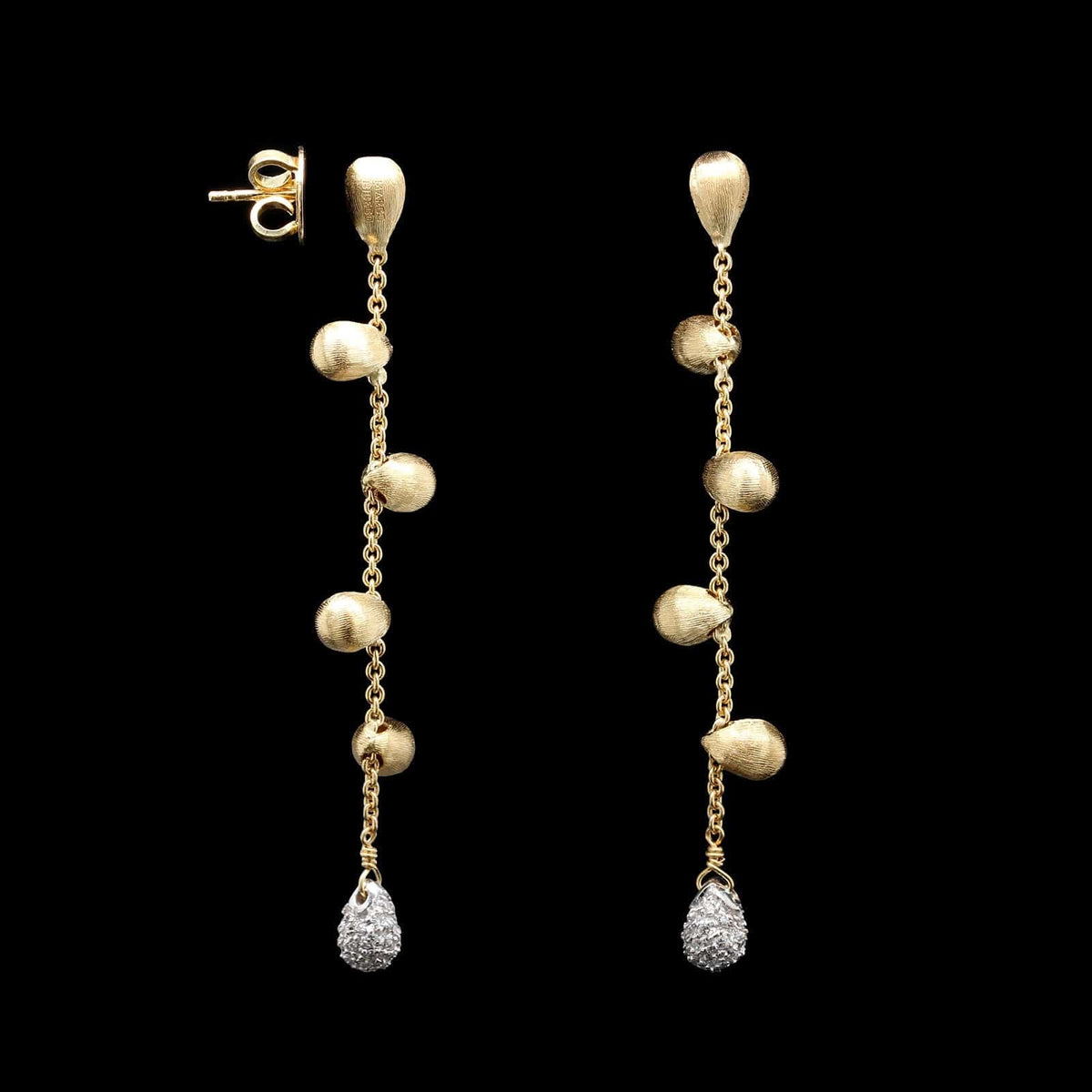 Marco Bicego 18K Yellow Gold Estate Aruba Earrings