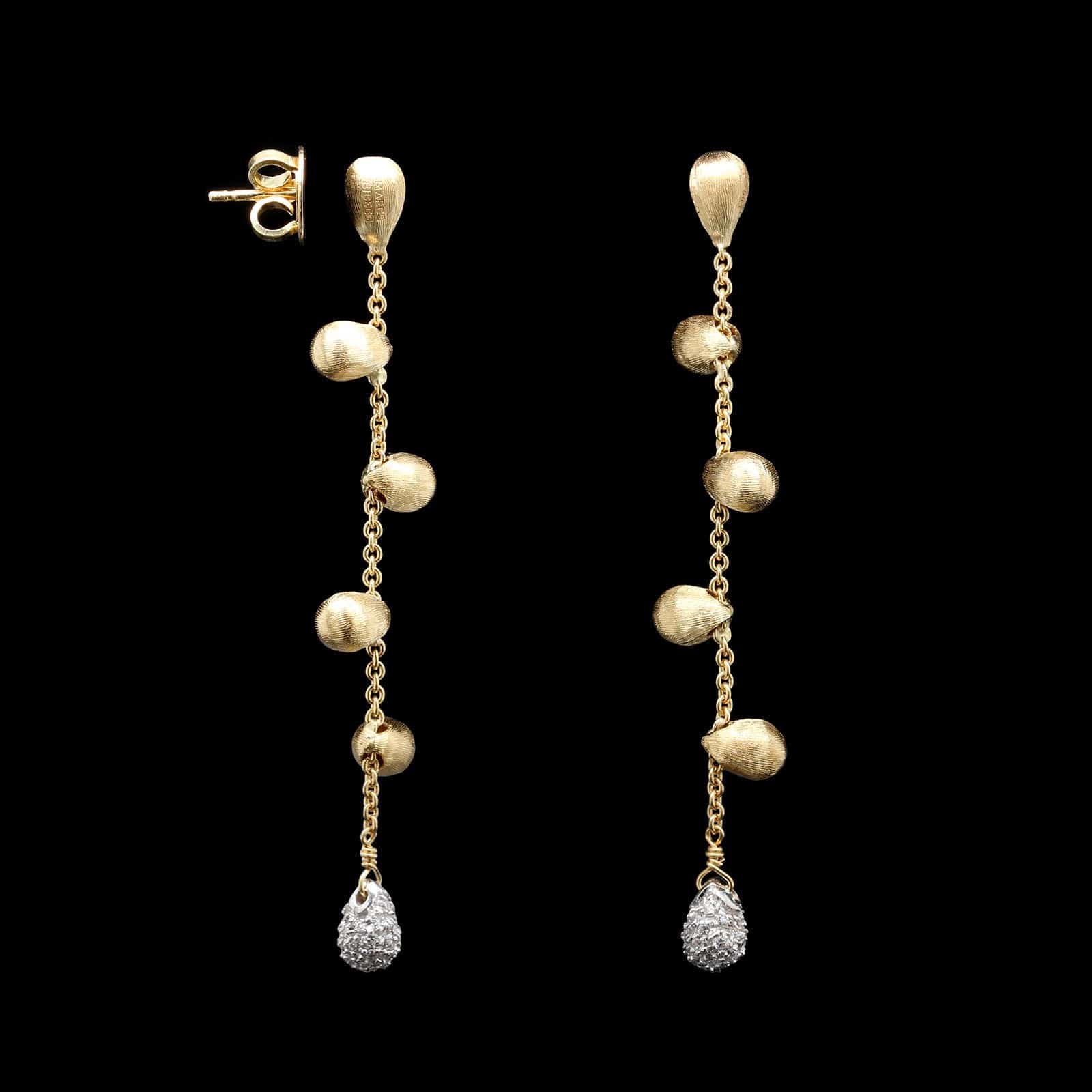 Marco Bicego 18K Yellow Gold Estate Aruba Earrings