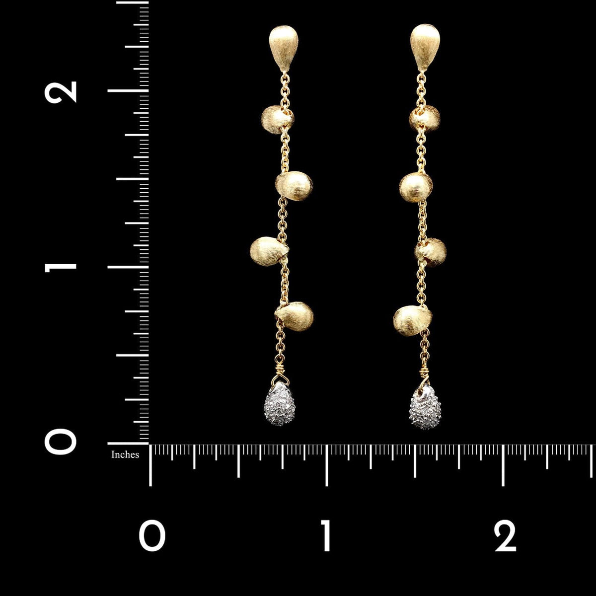 Marco Bicego 18K Yellow Gold Estate Aruba Earrings